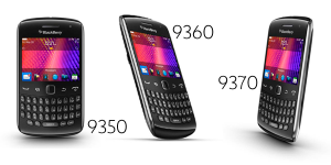 3 derniers modèles Blackberry Curve