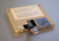 Une disquette USB 