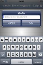 WinZip disponible sur iOS